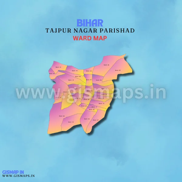 Tajpur Nagar Parishad Ward Map